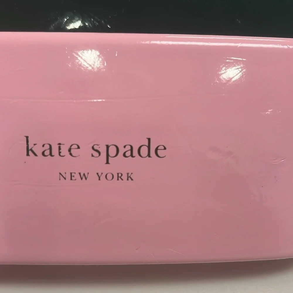 Kate Spade Green & Pink Eyeglass /Sunglass Large Case preowned